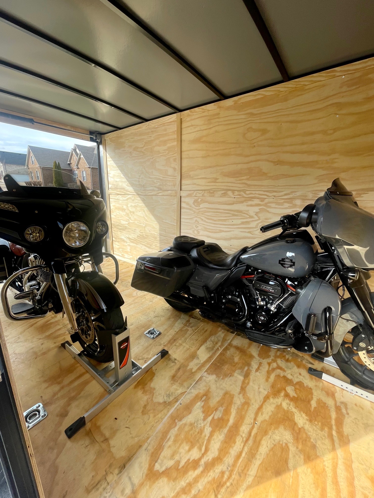7’x14’ Enclosed Trailer (Cargo/Motorcycle) 16