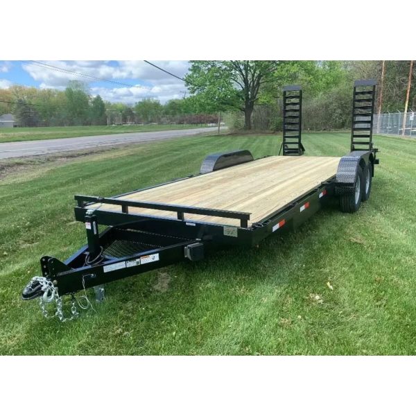 18’ HD Flatbed Car Hauler with drive over fenders 11